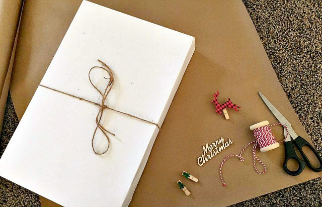 The start of Christmas wrapping | "These Are a Few of My Favorite Things..." | NewlyWeddedWurl.Wordpress.com