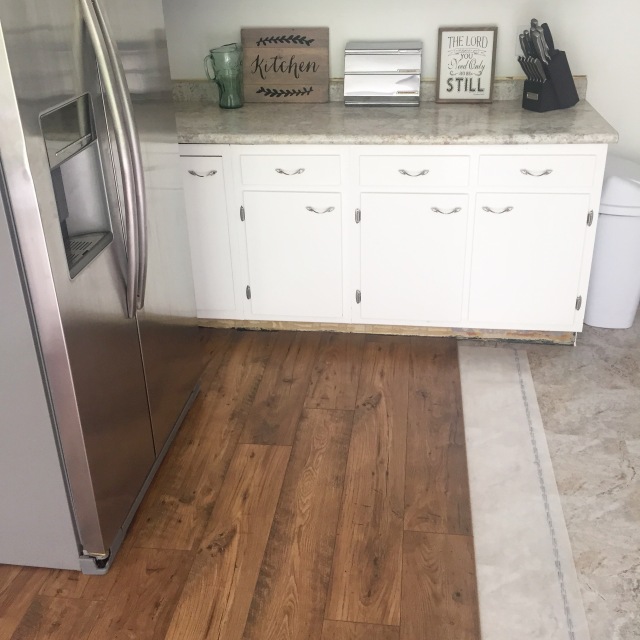 New Floor and Counter